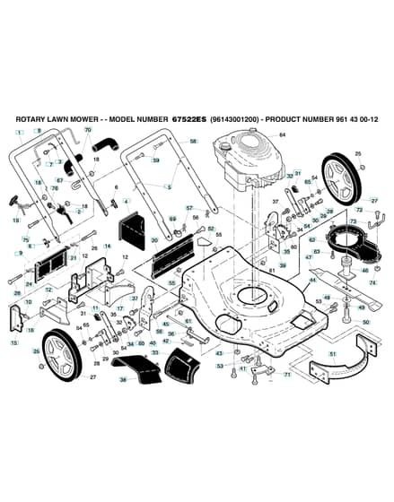 Husqvarna 67522ES - Product Complete