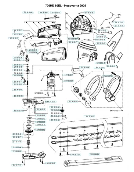 Husqvarna 700HD60EL - Product Complete