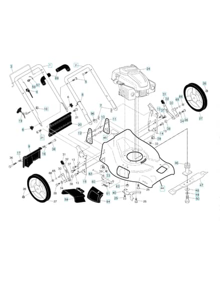 Husqvarna 7021 - Frame & Engine