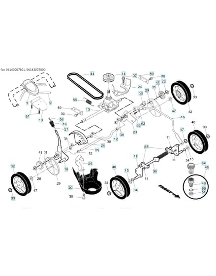 Husqvarna 7022RLS - Drive