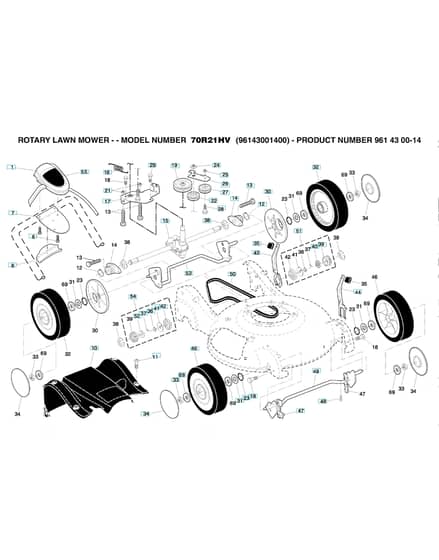 Husqvarna 70R21 HV - Repair Parts 2