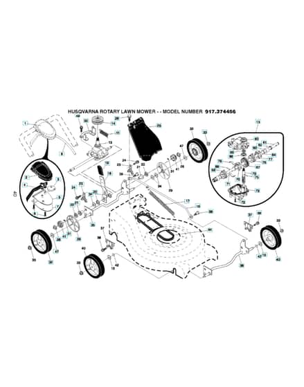 Husqvarna 875 SERIES - Drive
