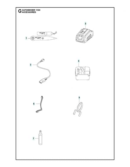 Husqvarna Automower 115H - Accessories