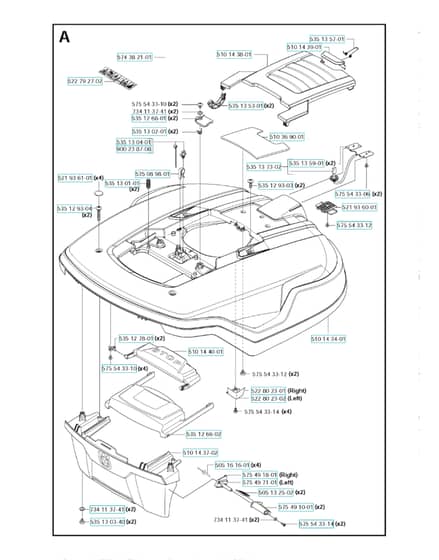 Husqvarna Automower 260 Acx - Cover