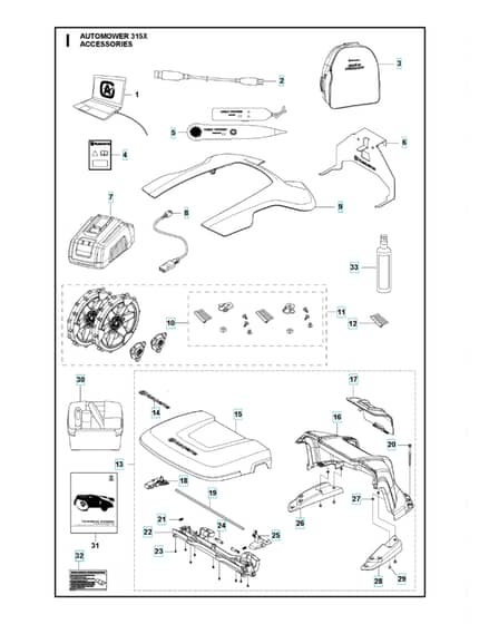 Husqvarna Automower 315X - Accessories
