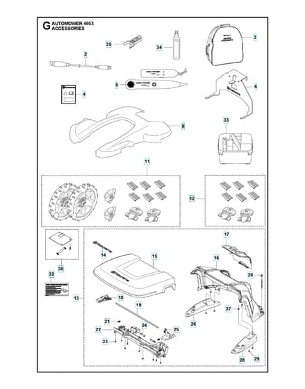 Husqvarna Automower 405X - Accessories