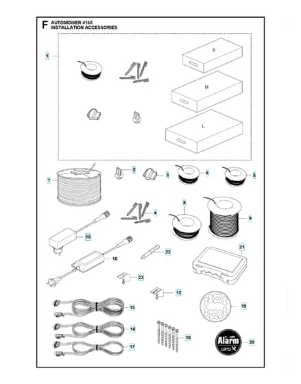 Husqvarna Automower 415X - Installation Accessories