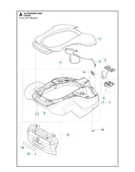 Husqvarna Automower 430X - Cover 2017