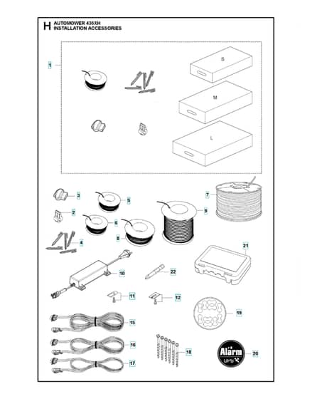 Husqvarna Automower 430Xh - Installation Accessories