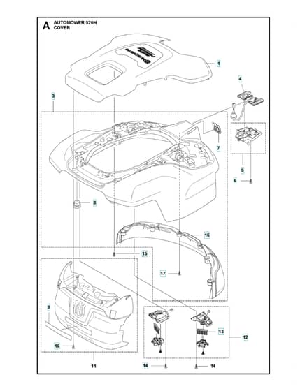 Husqvarna Automower 520H - Cover
