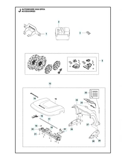 Husqvarna Automower 550H Epos - Accessories