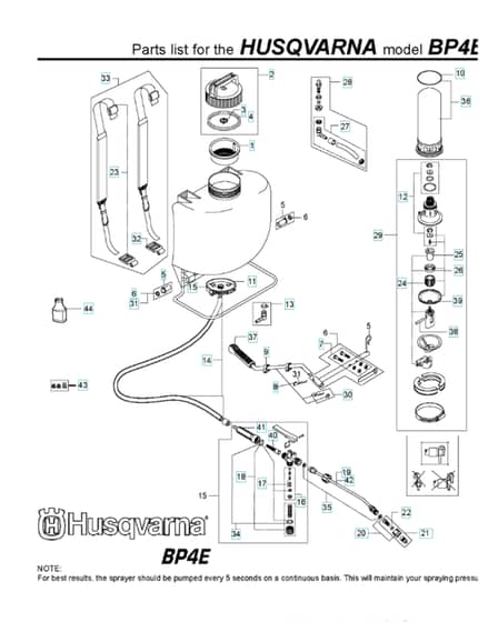Husqvarna Bp4E - Product Complete