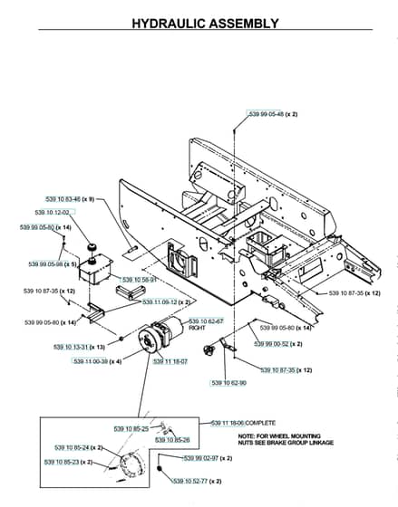 Husqvarna Bz27 - Hydraulic Pump - Motor 2