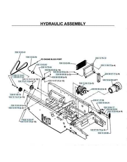 Husqvarna Bz27 - Hydraulic Pump - Motor 3