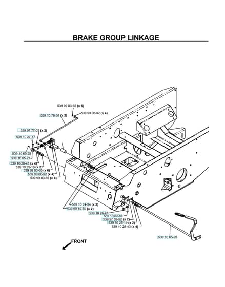 Husqvarna Bz34 D - Parking Brake
