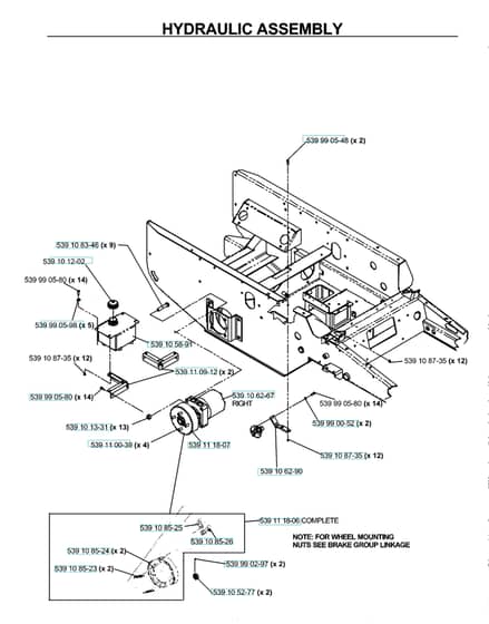 Husqvarna Bz34 - Hydraulic Pump - Motor 2
