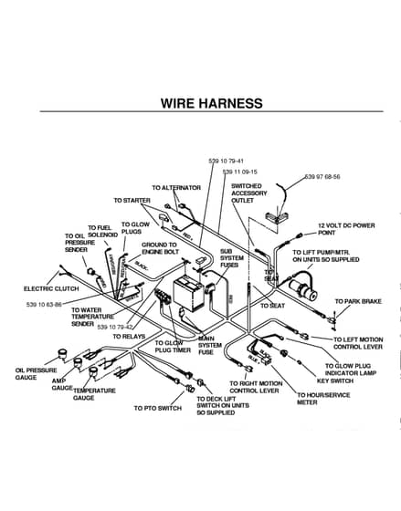 Husqvarna Bz6127 D - Wiring Harness