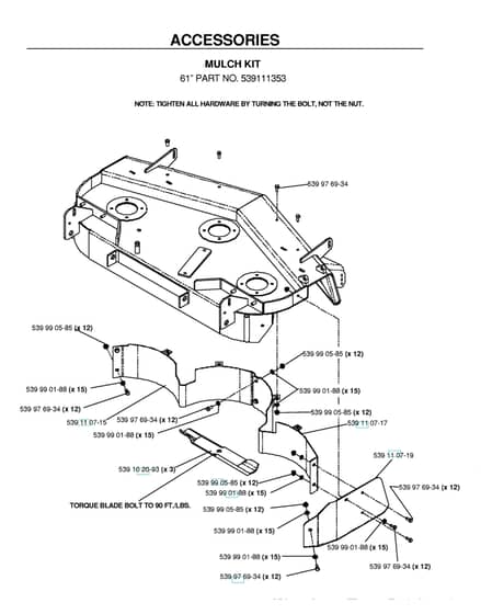Husqvarna Bz6127 Td - Accessories