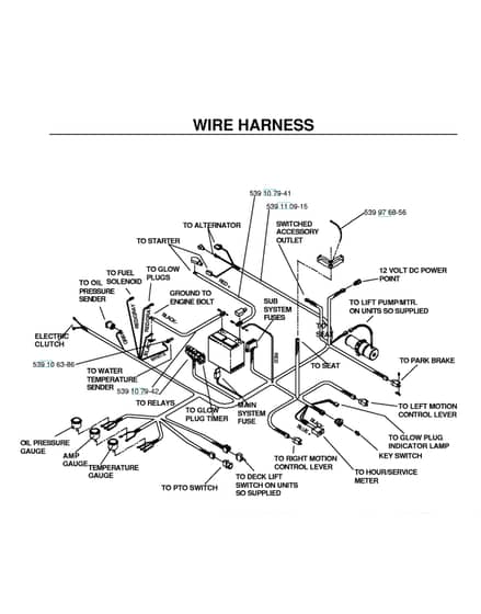 Husqvarna Bz6127 Td - Wiring Harness