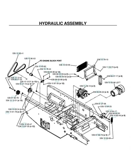 Husqvarna Bz6172 D - Hydraulic Pump 3