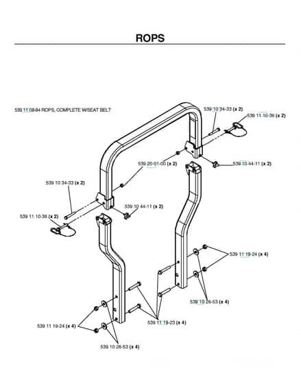 Husqvarna Bz7234 D - Chassis Engine & Pulleys
