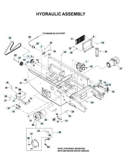 Husqvarna Bze6127 D - Hydraulic Pump