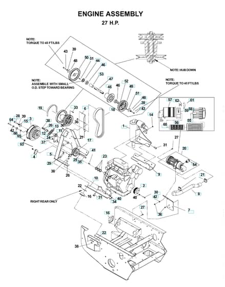 Husqvarna Bze6134 D - Engine