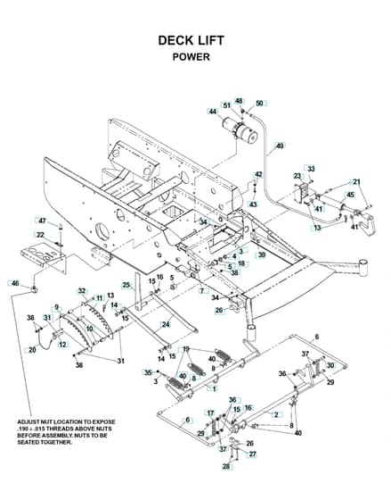 Husqvarna Bze6134 D - Mower Lift & Deck Lift 2