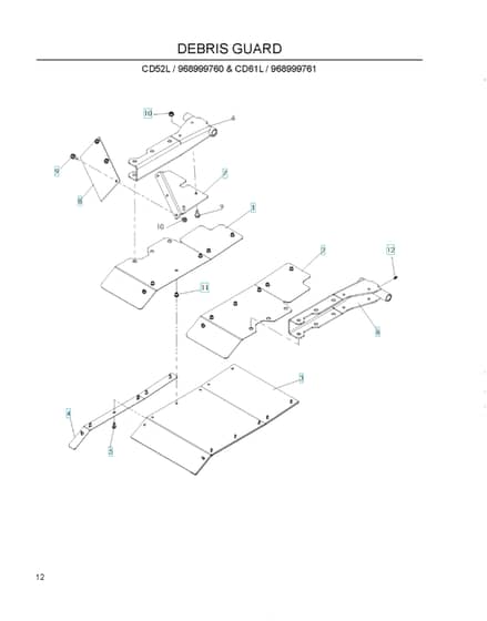 Husqvarna Cd52 L - Debris Shield