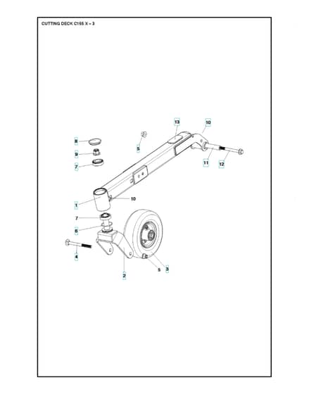 Husqvarna COMBI 155X - 61"/155cm Cutting Deck 3