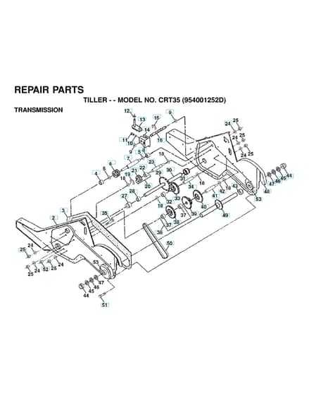 Husqvarna CRT35 - 1996-3 - Transmission