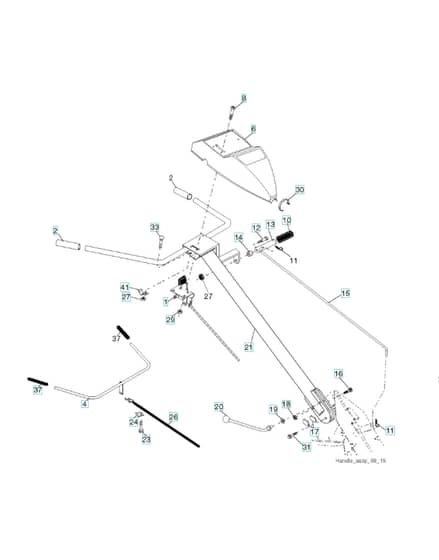 Husqvarna CRT51 - 2008-11 - Handle
