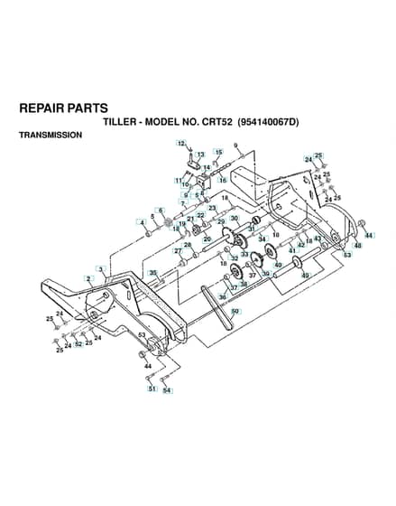 Husqvarna CRT52 - 1999-3 - Transmission