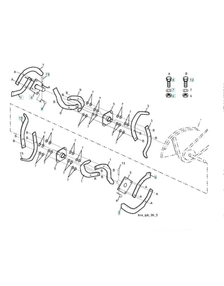 Husqvarna CRT81 - 2008-11 - Tine Assembly