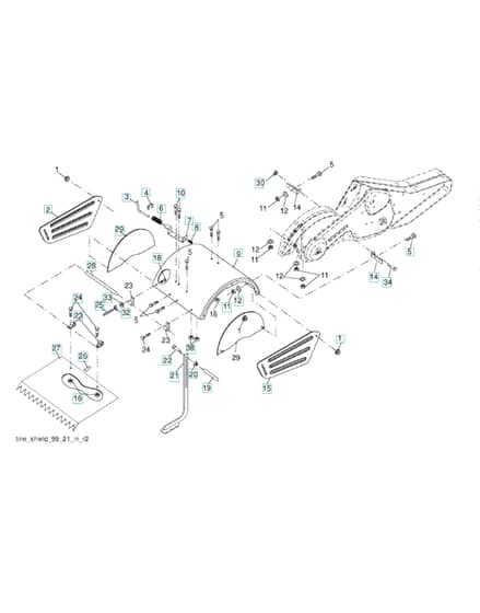 Husqvarna CRT81 - 2008-11 - Tine Shield