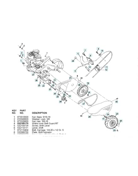Husqvarna CRTH550 - 1999-3 - Mainframe - Left Side
