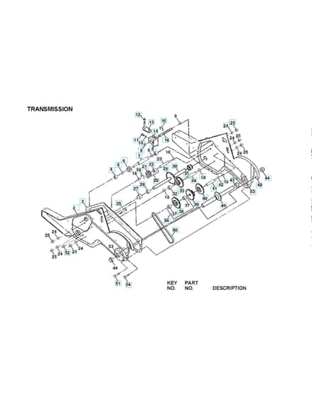 Husqvarna CRTH550 - 1999-3 - Transmission