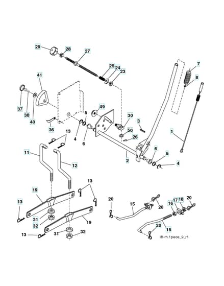Husqvarna Ct131 - Mower Lift & Deck Lift