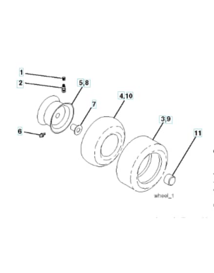 Husqvarna Ct131 - Wheels & Tyres