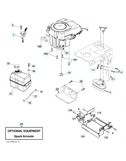 Husqvarna Ct151 - Engine