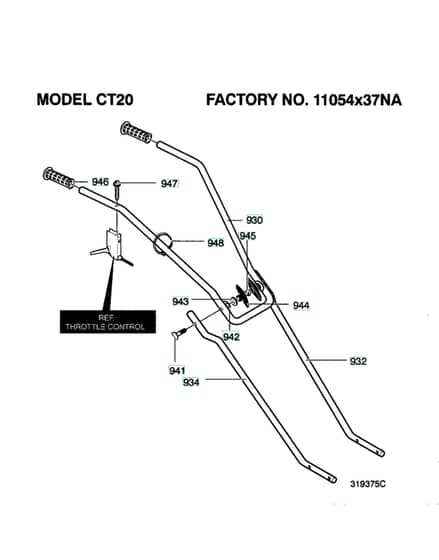 Husqvarna CT20 - Handle & Controls