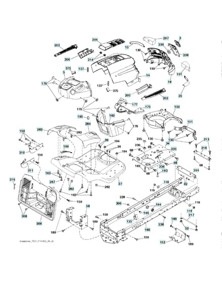 Husqvarna Ct 126 - Chassis & Enclosures