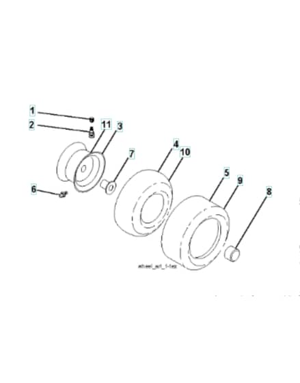 Husqvarna Ct 126 - Wheels & Tyres
