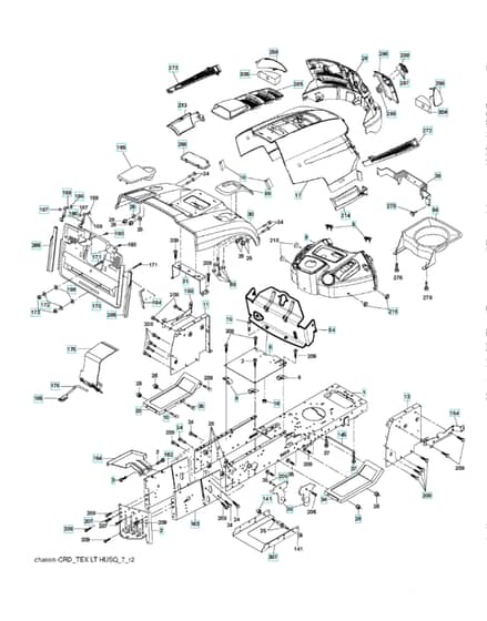 Husqvarna Cth140 - Chassis & Enclosures
