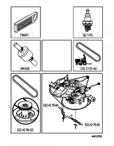 Husqvarna Cth140 - Frequently Used Parts