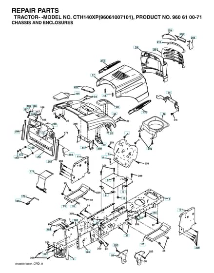 Husqvarna Cth140Xp - Chassis & Enclosures