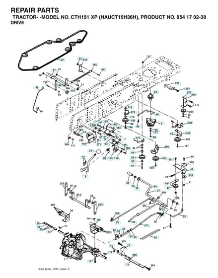 Husqvarna Cth151 Xp - Drive