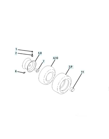 Husqvarna Cth160 - Wheels & Tyres