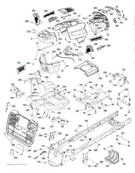 Husqvarna Cth163 T - Chassis & Frame