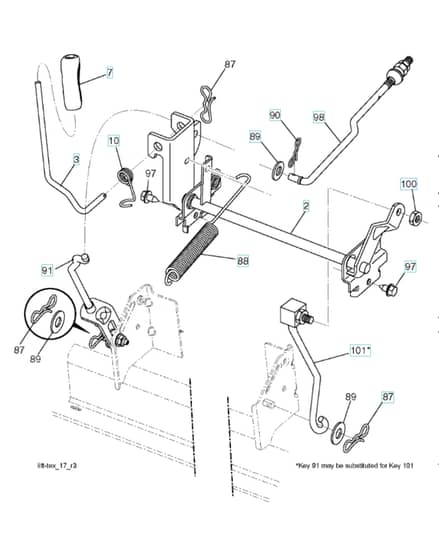 Husqvarna Cth163 T - Mower Lift & Deck Lift